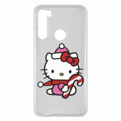 Чохол з розділу НОВИЙ РІК 2026 Christmas Kitty with candy для Xiaomi Redmi Note 8 - FATLINE Чохол з розділу НОВИЙ РІК 2026 Christmas Kitty with candy для Xiaomi Redmi Note 8