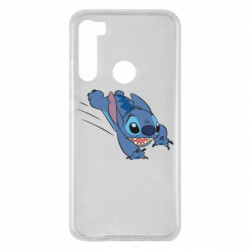 Чехол из раздела Лило и Стич Стич прыгает для Xiaomi Redmi Note 8 - FATLINE Чехол из раздела Лило и Стич Стич прыгает для Xiaomi Redmi Note 8
