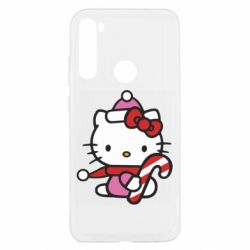 Чехол из раздела НОВЫЙ ГОД 2026 Christmas Kitty with candy для Xiaomi Redmi Note 8T - FATLINE Чехол из раздела НОВЫЙ ГОД 2026 Christmas Kitty with candy для Xiaomi Redmi Note 8T