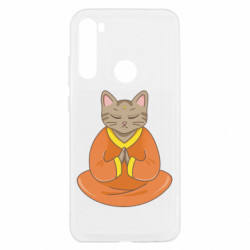 Чехол из раздела Йога Дзен кот для Xiaomi Redmi Note 8T - FATLINE Чехол из раздела Йога Дзен кот для Xiaomi Redmi Note 8T