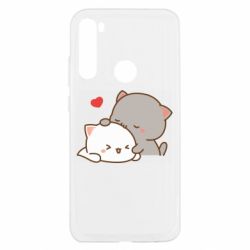 Чохол з розділу Peach and Goma Кіт цулує кішку для Xiaomi Redmi Note 8T - FATLINE Чохол з розділу Peach and Goma Кіт цулує кішку для Xiaomi Redmi Note 8T