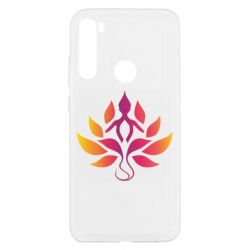 Чехол из раздела Йога Лого йога поза лотоса для Xiaomi Redmi Note 8T - FATLINE Чехол из раздела Йога Лого йога поза лотоса для Xiaomi Redmi Note 8T