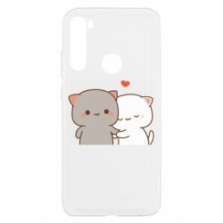 Чохол з розділу Peach and Goma Пара котиків для Xiaomi Redmi Note 8T - FATLINE Чохол з розділу Peach and Goma Пара котиків для Xiaomi Redmi Note 8T