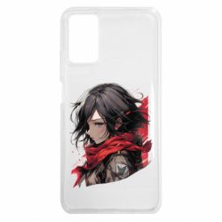 Чехол из раздела Атака на титанов портрет Микасы из Атаки титанов для Xiaomi Redmi Note 9 4G - FATLINE Чехол из раздела Атака на титанов портрет Микасы из Атаки титанов для Xiaomi Redmi Note 9 4G
