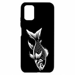 Чехол из раздела ShelganenOK рыба силуэт для Xiaomi Redmi Note 9 4G - FATLINE Чехол из раздела ShelganenOK рыба силуэт для Xiaomi Redmi Note 9 4G