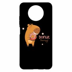 Чохол з розділу Пончики Копібара з пончиком для Xiaomi Redmi Note 9 5G/Redmi Note 9T - FATLINE Чохол з розділу Пончики Копібара з пончиком для Xiaomi Redmi Note 9 5G/Redmi Note 9T