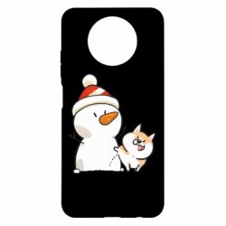 Чохол з розділу Коргі Коргі мітить сніговика для Xiaomi Redmi Note 9 5G/Redmi Note 9T - FATLINE Чохол з розділу Коргі Коргі мітить сніговика для Xiaomi Redmi Note 9 5G/Redmi Note 9T