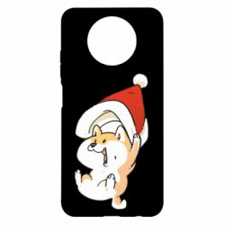 Чохол з розділу Коргі Коргі з капелюшком Санти для Xiaomi Redmi Note 9 5G/Redmi Note 9T - FATLINE Чохол з розділу Коргі Коргі з капелюшком Санти для Xiaomi Redmi Note 9 5G/Redmi Note 9T