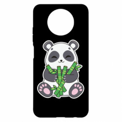 Чохол з розділу Панда Мила панда і бамбук для Xiaomi Redmi Note 9 5G/Redmi Note 9T - FATLINE Чохол з розділу Панда Мила панда і бамбук для Xiaomi Redmi Note 9 5G/Redmi Note 9T