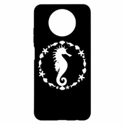 Чохол з розділу Море Морський коник та мушлі для Xiaomi Redmi Note 9 5G/Redmi Note 9T - FATLINE Чохол з розділу Море Морський коник та мушлі для Xiaomi Redmi Note 9 5G/Redmi Note 9T