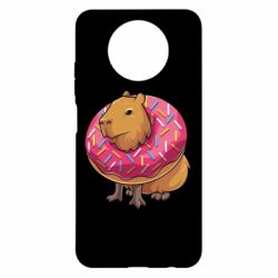 Чохол з розділу Пончики Пончик з копібарою для Xiaomi Redmi Note 9 5G/Redmi Note 9T - FATLINE Чохол з розділу Пончики Пончик з копібарою для Xiaomi Redmi Note 9 5G/Redmi Note 9T