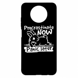 Чохол з розділу Прикольні написи Procrastinate Now, Panic Later для Xiaomi Redmi Note 9 5G/Redmi Note 9T - FATLINE Чохол з розділу Прикольні написи Procrastinate Now, Panic Later для Xiaomi Redmi Note 9 5G/Redmi Note 9T