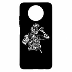 Чохол з розділу Скелет Скелет з пляшкою для Xiaomi Redmi Note 9 5G/Redmi Note 9T - FATLINE Чохол з розділу Скелет Скелет з пляшкою для Xiaomi Redmi Note 9 5G/Redmi Note 9T