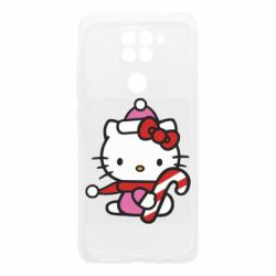 Чохол з розділу НОВИЙ РІК 2026 Christmas Kitty with candy для Xiaomi Redmi Note 9 / Redmi 10X - FATLINE Чохол з розділу НОВИЙ РІК 2026 Christmas Kitty with candy для Xiaomi Redmi Note 9 / Redmi 10X