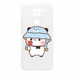 Чохол з розділу Bubu and Dudu Ведмедик з квіточкою для Xiaomi Redmi Note 9 / Redmi 10X - FATLINE Чохол з розділу Bubu and Dudu Ведмедик з квіточкою для Xiaomi Redmi Note 9 / Redmi 10X