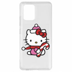 Чохол з розділу НОВИЙ РІК 2026 Christmas Kitty with candy для Samsung S10 Lite - FATLINE Чохол з розділу НОВИЙ РІК 2026 Christmas Kitty with candy для Samsung S10 Lite