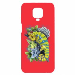 Чохол з розділу Хамелеон Collage with chameleon and succulents для Xiaomi Redmi Note 9S/9Pro/9Pro Max - FATLINE Чохол з розділу Хамелеон Collage with chameleon and succulents для Xiaomi Redmi Note 9S/9Pro/9Pro Max