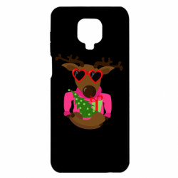 Чохол з розділу Олень Жартівливий олень в окулярах та светрі, Різдвяна тварина для Xiaomi Redmi Note 9S/9Pro/9Pro Max - FATLINE Чохол з розділу Олень Жартівливий олень в окулярах та светрі, Різдвяна тварина для Xiaomi Redmi Note 9S/9Pro/9Pro Max