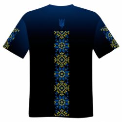 Чоловіча 3D футболка Доброго вечора ми з України! Козак