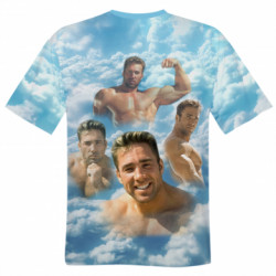 Чоловіча 3D футболка  (L) Billy Herrington (РОЗПРОДАЖ)