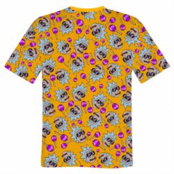 Мужская 3D футболка Rick and Candy