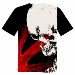 Мужская 3D футболка Skull Knight Berserk - FATLINE Мужская 3D футболка Skull Knight Berserk