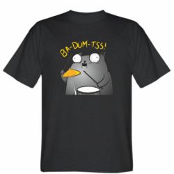 Мужская футболка Stedman Cat BA-DUM-TSS! - FATLINE Мужская футболка Stedman Cat BA-DUM-TSS!