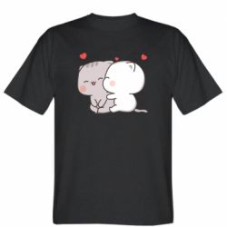 Мужская футболка Stedman Peach and Goma Cutie Cats - FATLINE Мужская футболка Stedman Peach and Goma Cutie Cats