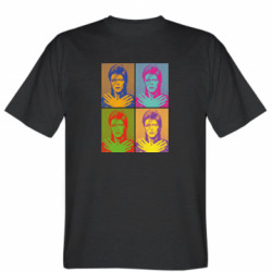 Мужская футболка Stedman David Bowie collage - FATLINE Мужская футболка Stedman David Bowie collage