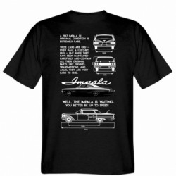 Мужская футболка Gildan 1967 Chevrolet Impala - FATLINE Мужская футболка Gildan 1967 Chevrolet Impala