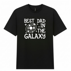 Мужская футболка Gildan Best dad in galaxy