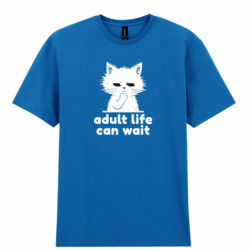 Чоловіча футболка Gildan доросле життя почекає