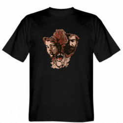 Мужская футболка Gildan Double expo Last of Us - FATLINE Мужская футболка Gildan Double expo Last of Us