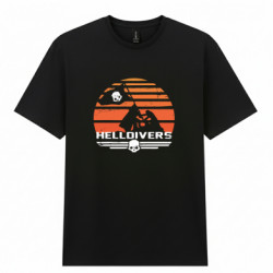 Мужская футболка Gildan Helldivers Flag - FATLINE Мужская футболка Gildan Helldivers Flag