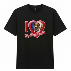 Мужская футболка Gildan I love my Boyfriend Пес Патрон - FATLINE Мужская футболка Gildan I love my Boyfriend Пес Патрон