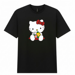 Мужская футболка Gildan Kitty с букетиком