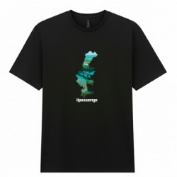 Чоловіча футболка Gildan Кременчук мапа