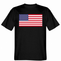 Чоловіча футболка Gildan  (L) Прапор Сполучених Штатів Америки  - FATLINE