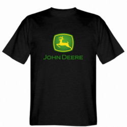 Мужская футболка Gildan  (M) John Deere logo 