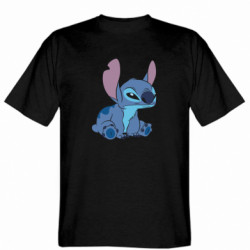 Мужская футболка Gildan  (M) Подозрительный Стич  - FATLINE