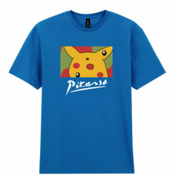 Мужская футболка Gildan Pikachu Picasso