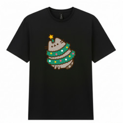 Мужская футболка Gildan Пушин - новогодняя елка - FATLINE Мужская футболка Gildan Пушин - новогодняя елка