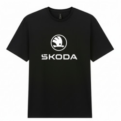 Мужская футболка Gildan Skoda new logo - FATLINE Мужская футболка Gildan Skoda new logo