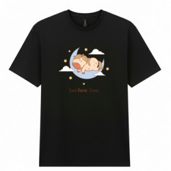 Мужская футболка Gildan Сладкий сон с лошадкой на луне