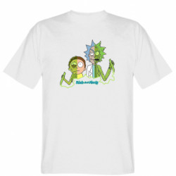 Мужская футболка Gildan Toxic Duo (Токсичные Рик и Морти) - FATLINE Мужская футболка Gildan Toxic Duo (Токсичные Рик и Морти)