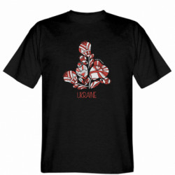 Чоловіча футболка Gildan Українські орнаменті квіти - FATLINE Чоловіча футболка Gildan Українські орнаменті квіти