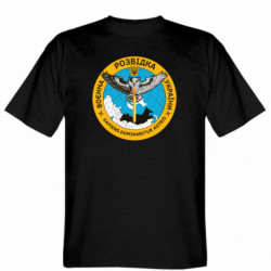 Мужская футболка Gildan Военная разведка Украина, сова - FATLINE Мужская футболка Gildan Военная разведка Украина, сова