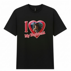 Чоловіча футболка Gildan Я люблю свого хлопця Дастіна