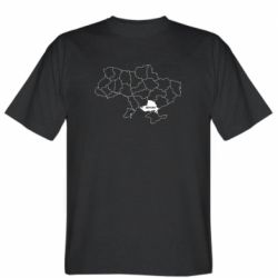 Мужская футболка Stedman Херсон на карте Украины