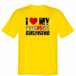 Мужская футболка Stedman I love my psychotic girlfriend - FATLINE Мужская футболка Stedman I love my psychotic girlfriend
